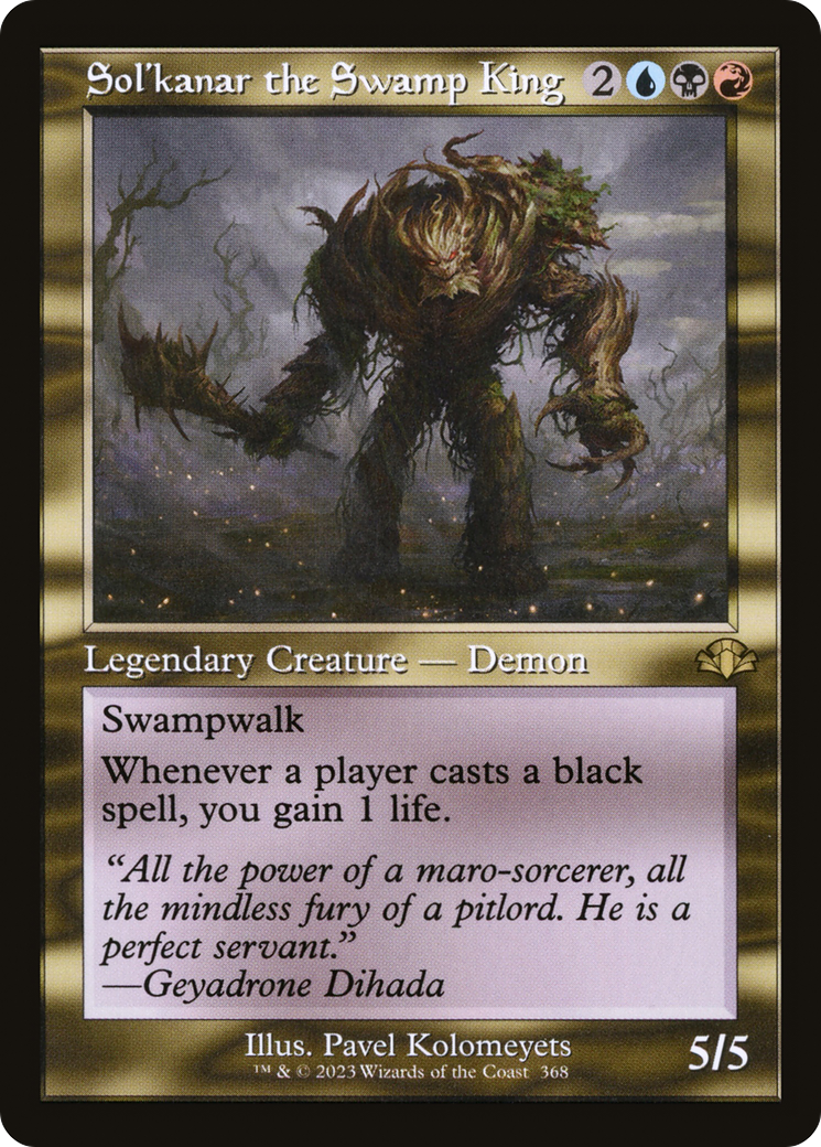 Sol'kanar the Swamp King (Retro) [Dominaria Remastered] | Odin's Place