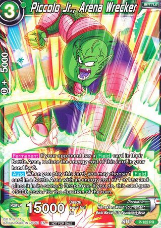 Piccolo Jr., Arena Wrecker (Power Booster: World Martial Arts Tournament) (P-152) [Promotion Cards] | Odin's Place