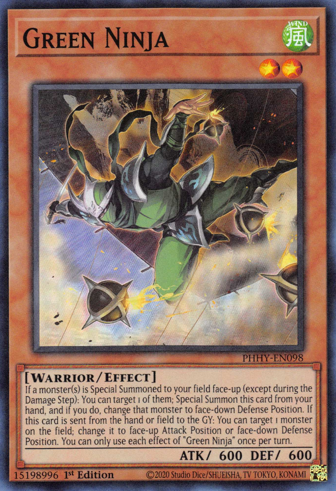 Green Ninja [PHHY-EN098] Super Rare | Odin's Place