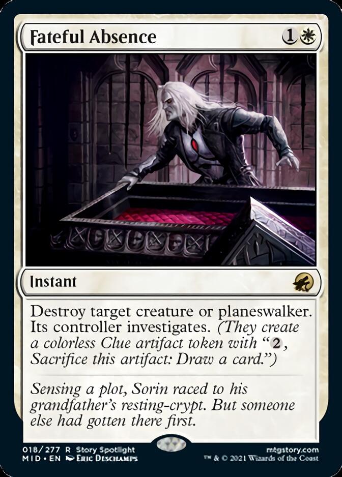 Fateful Absence [Innistrad: Midnight Hunt] | Odin's Place