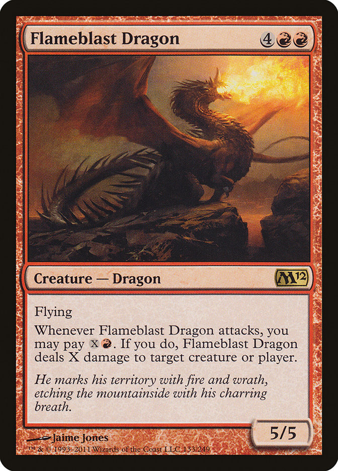 Flameblast Dragon (133) [Magic 2012] | Odin's Place