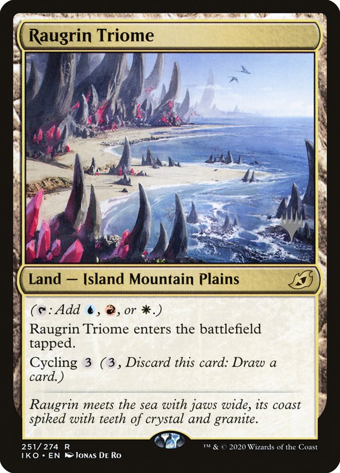 Raugrin Triome (Promo Pack) [Ikoria: Lair of Behemoths Promos] | Odin's Place