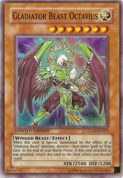 Gladiator Beast Octavius [GLAS-ENSP1] Super Rare | Odin's Place