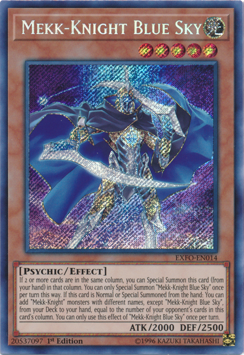 Mekk-Knight Blue Sky [EXFO-EN014] Secret Rare | Odin's Place