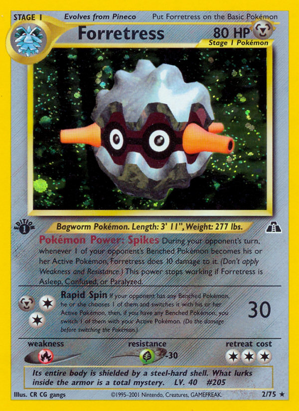Forretress (2/75) [Neo Discovery 1st Edition] | Odin's Place