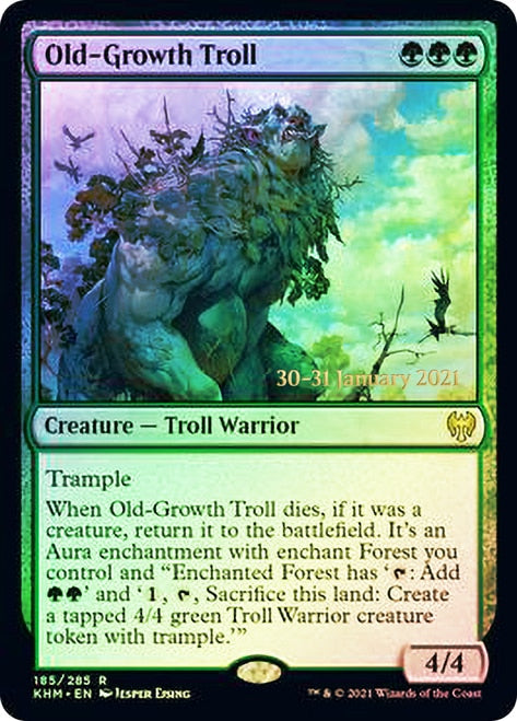Old-Growth Troll [Kaldheim Prerelease Promos] | Odin's Place