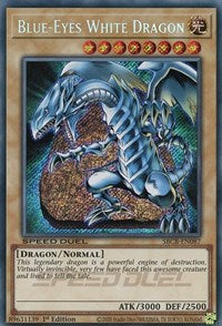 Blue-Eyes White Dragon (Secret) [SBCB-EN087] Secret Rare | Odin's Place