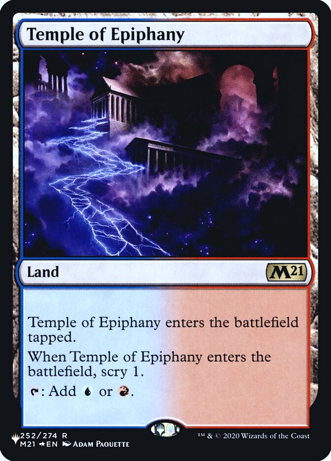 Temple of Epiphany [Secret Lair: Heads I Win, Tails You Lose] | Odin's Place