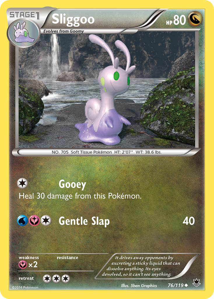 Sliggoo (76/119) [XY: Phantom Forces] | Odin's Place