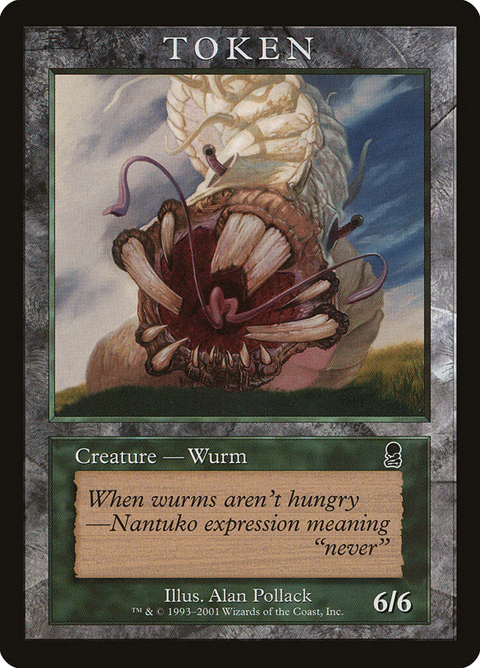 Wurm Token (6) [Magic Player Rewards 2002] | Odin's Place