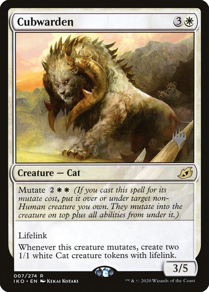 Cubwarden (Promo Pack) [Ikoria: Lair of Behemoths Promos] | Odin's Place