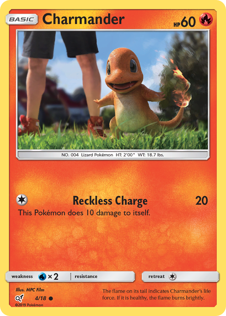 Charmander (4/18) [Sun & Moon: Detective Pikachu] | Odin's Place