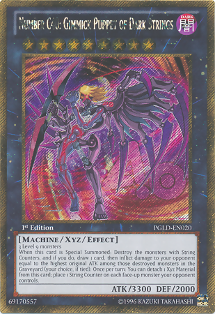 Number C40: Gimmick Puppet of Dark Strings [PGLD-EN020] Gold Secret Rare | Odin's Place