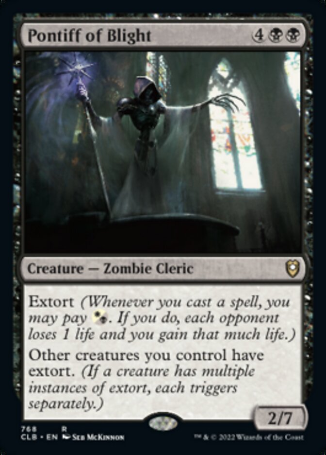 Pontiff of Blight [Commander Legends: Battle for Baldur's Gate] | Odin's Place