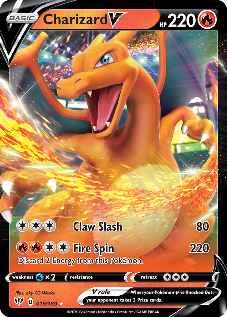 Charizard V (019/189) [Sword & Shield: Darkness Ablaze] | Odin's Place