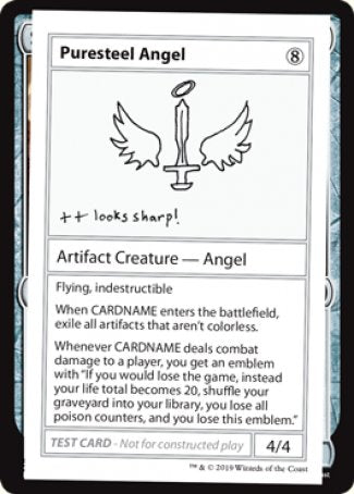 Puresteel Angel (2021 Edition) [Mystery Booster Playtest Cards] | Odin's Place