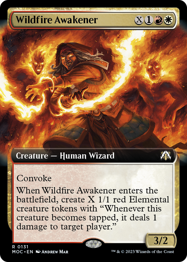Wildfire Awakener (Extended Art) [March of the Machine Commander] | Odin's Place