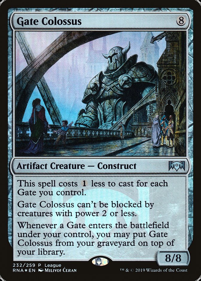 Gate Colossus (232) (League) [Ravnica Allegiance Promos] | Odin's Place