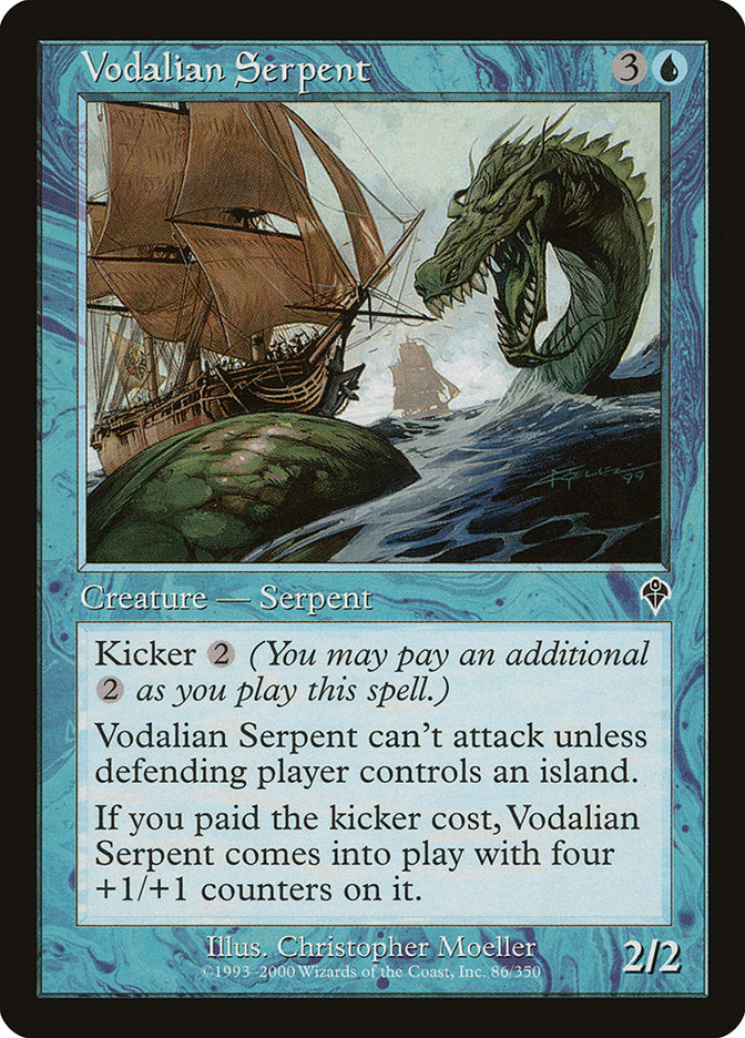 Vodalian Serpent (86) [Invasion] | Odin's Place