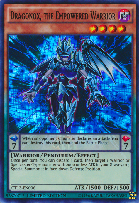 Dragonox, the Empowered Warrior [CT13-EN006] Super Rare | Odin's Place