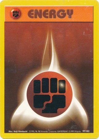 Fighting Energy (97/102) [Base Set Unlimited] | Odin's Place