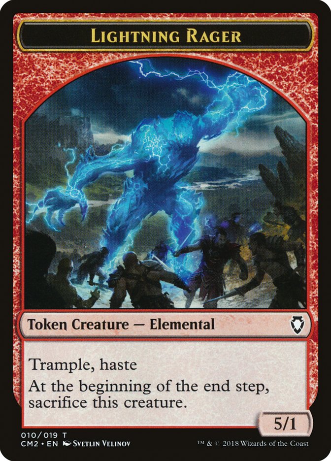 Lightning Rager Token (10) [Commander Anthology Volume II Tokens] | Odin's Place