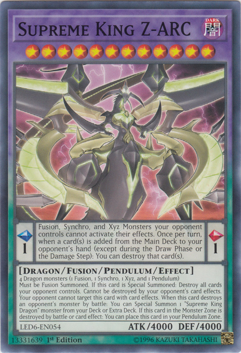 Supreme King Z-ARC [LED6-EN054] Common | Odin's Place