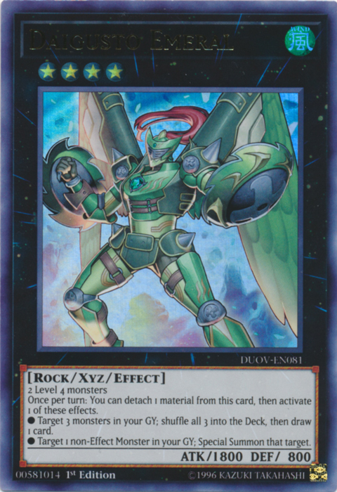 Daigusto Emeral [DUOV-EN081] Ultra Rare | Odin's Place