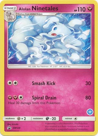 Alolan Ninetales (SM128) (Deck Exclusive #17) [Sun & Moon: Trainer Kit - Alolan Ninetales] | Odin's Place