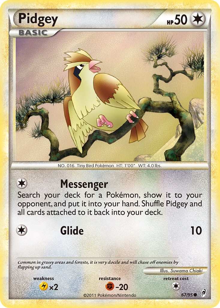 Pidgey (67/95) [HeartGold & SoulSilver: Call of Legends] | Odin's Place