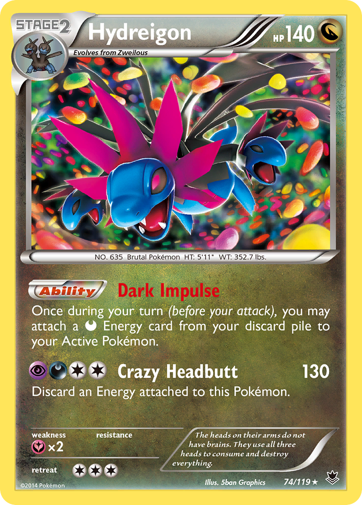 Hydreigon (74/119) [XY: Phantom Forces] | Odin's Place
