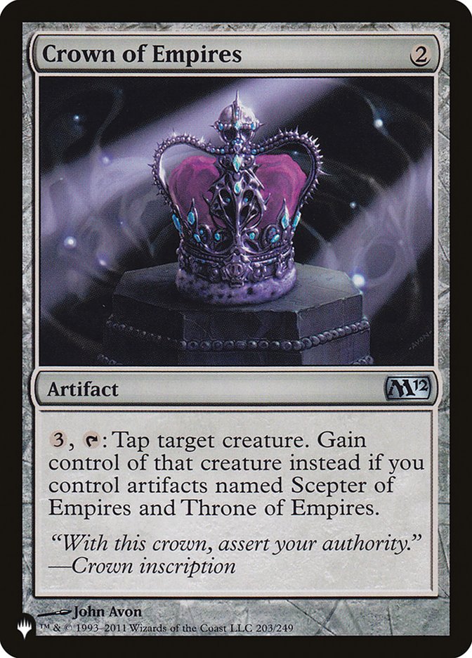 Crown of Empires [The List] | Odin's Place