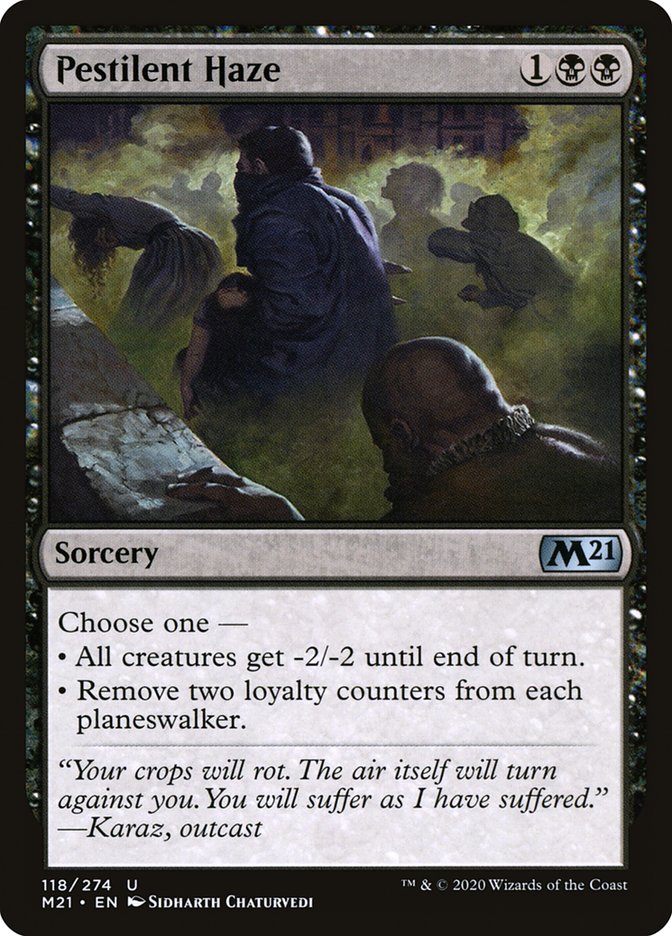 Pestilent Haze [Core Set 2021] | Odin's Place