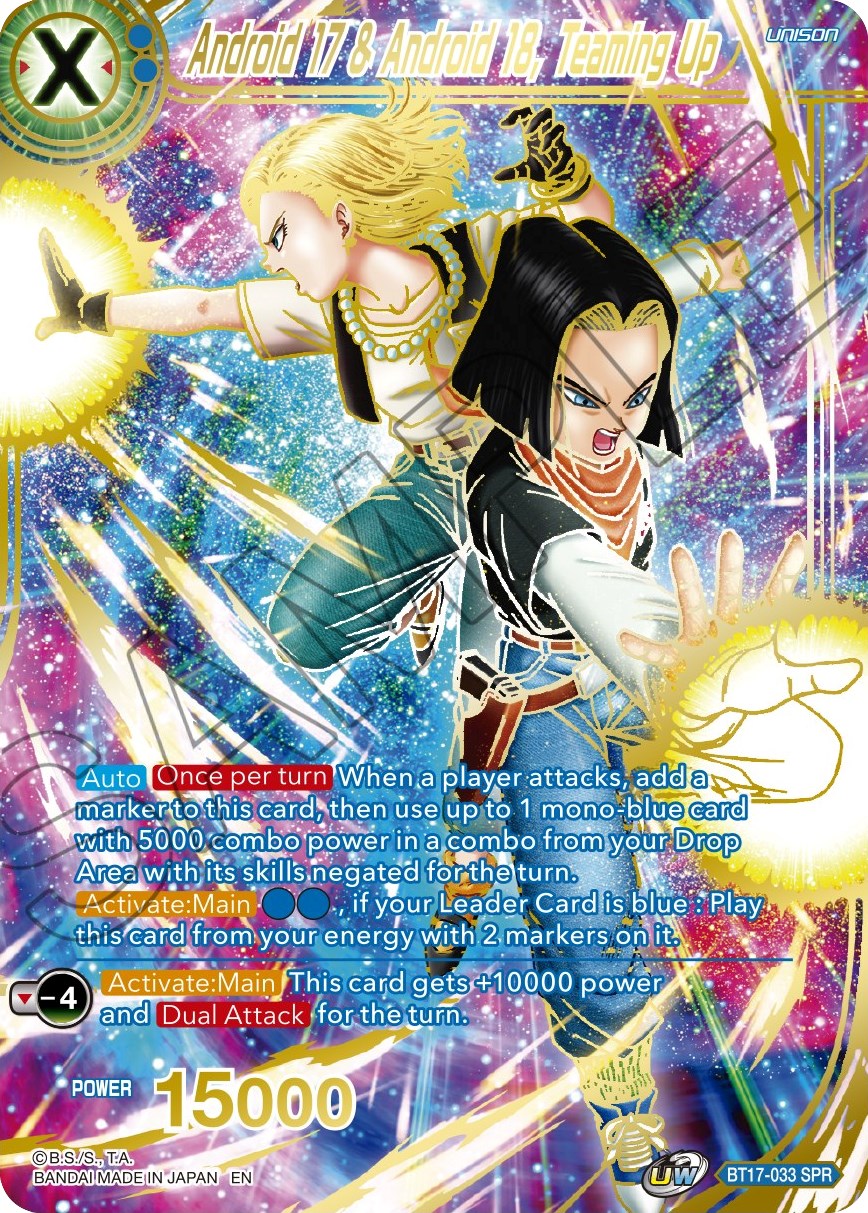 Android 17 & Android 18, Teaming Up (SPR) (BT17-033) [Ultimate Squad] | Odin's Place