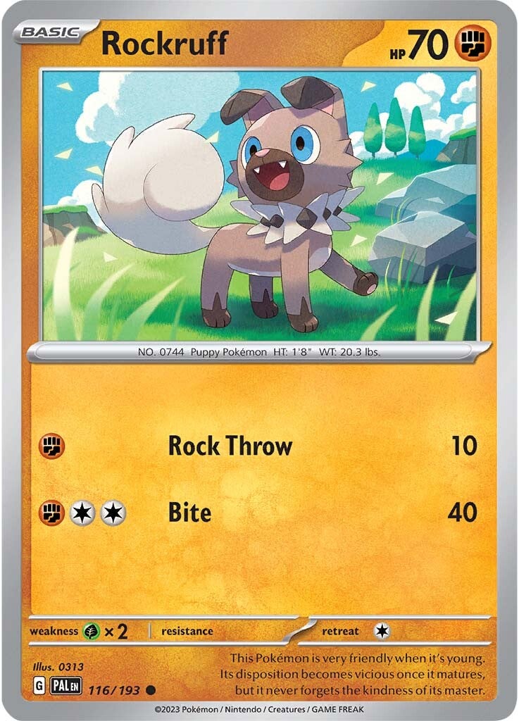 Rockruff (116/193) [Scarlet & Violet: Paldea Evolved] | Odin's Place
