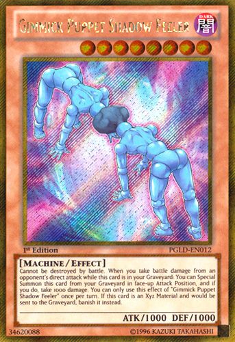 Gimmick Puppet Shadow Feeler [PGLD-EN012] Gold Secret Rare | Odin's Place