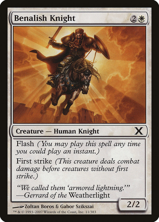Benalish Knight (11) [Tenth Edition] | Odin's Place