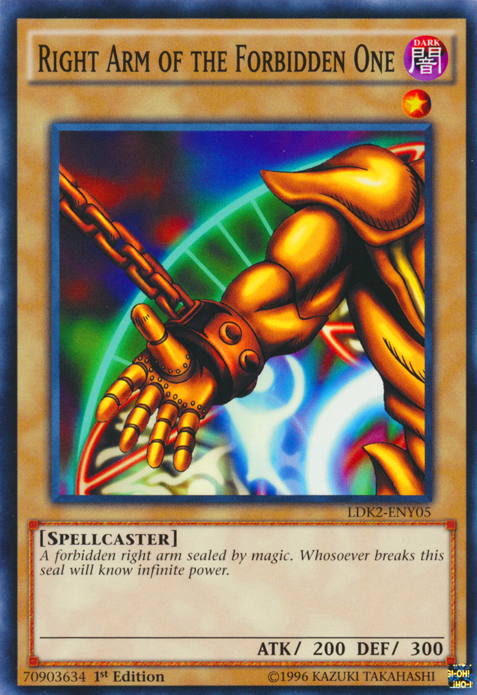 Right Arm of the Forbidden One [LDK2-ENY05] Common | Odin's Place