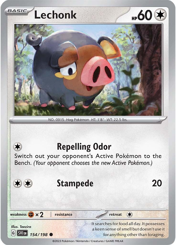 Lechonk (154/198) [Scarlet & Violet: Base Set] | Odin's Place