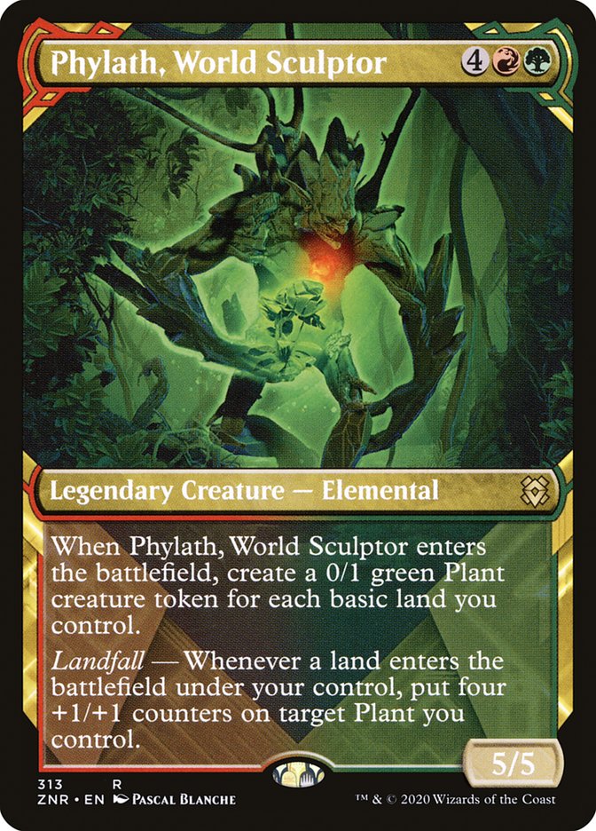 Phylath, World Sculptor (Showcase) [Zendikar Rising] | Odin's Place