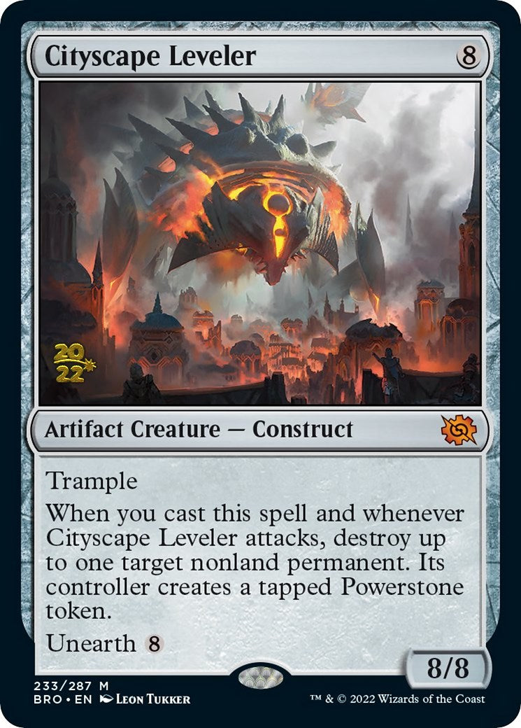Cityscape Leveler [The Brothers' War Prerelease Promos] | Odin's Place