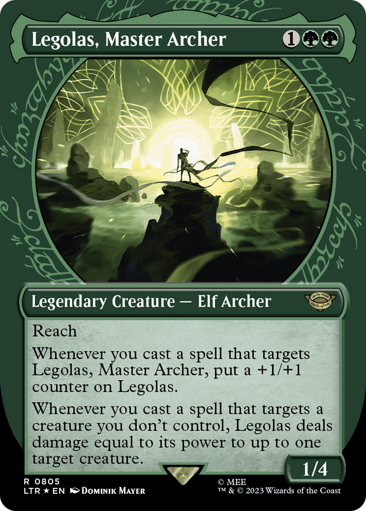 Legolas, Master Archer (Showcase) (Surge Foil) [The Lord of the Rings: Tales of Middle-Earth] | Odin's Place