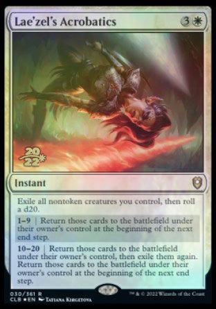 Lae'zel's Acrobatics [Commander Legends: Battle for Baldur's Gate Prerelease Promos] | Odin's Place