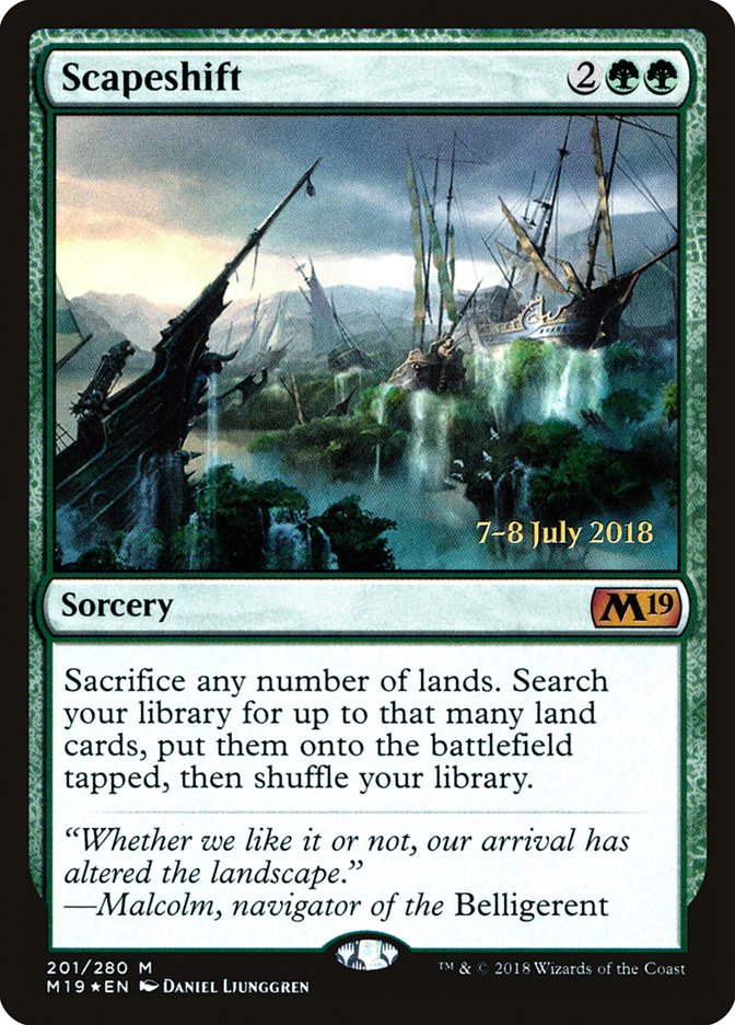 Scapeshift (201) [Core Set 2019 Prerelease Promos] | Odin's Place