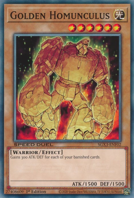 Golden Homunculus [SGX3-ENF02] Common | Odin's Place