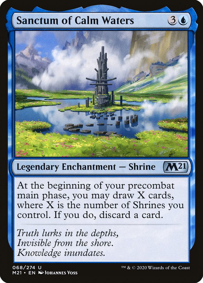 Sanctum of Calm Waters [Core Set 2021] | Odin's Place