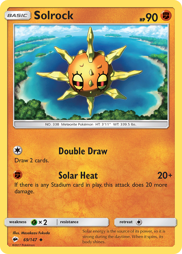 Solrock (69/147) [Sun & Moon: Burning Shadows] | Odin's Place
