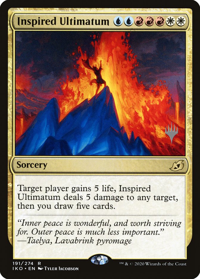 Inspired Ultimatum (Promo Pack) [Ikoria: Lair of Behemoths Promos] | Odin's Place