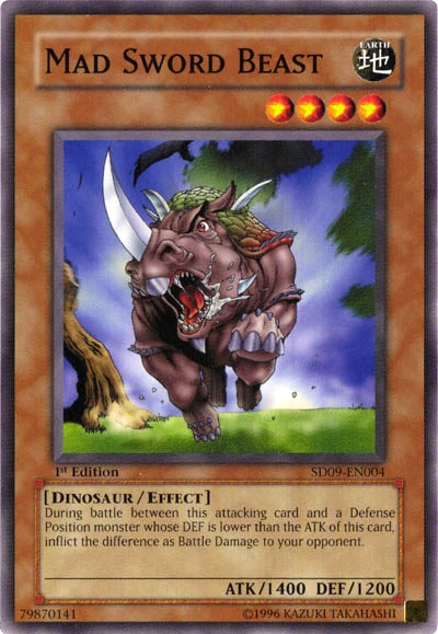 Mad Sword Beast [SD09-EN004] Common | Odin's Place