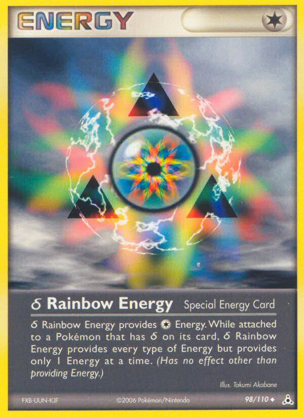 Rainbow Energy (98/110) (Delta Species) [EX: Holon Phantoms] | Odin's Place